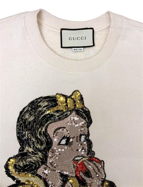 gucci snow white sweatshirt|gucci sweatshirt for men.